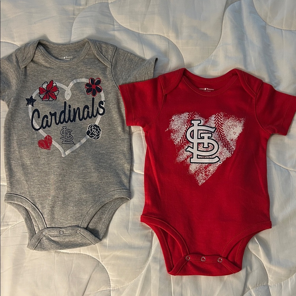Saint Louis Cardinals Infant Bodysuit Set of 2